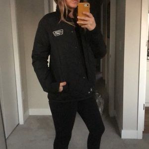 Black VANS puffer jacket